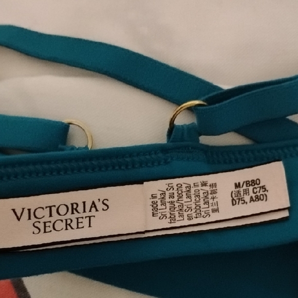 Victoria's Secret Teal Bralette with Lace Detail - Picture 5 of 5